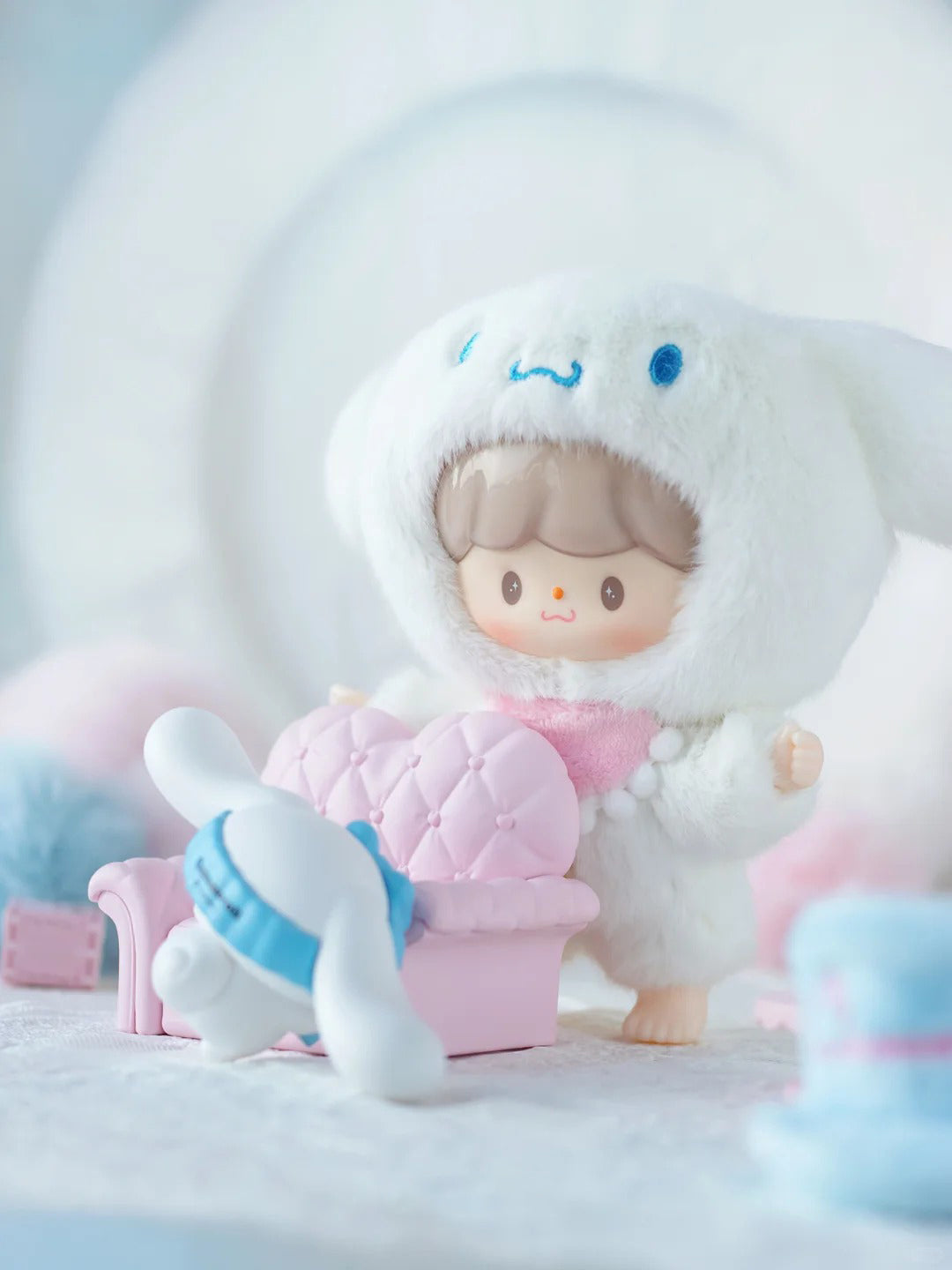 Zzoton x Sanrio  Love League Buddies Series Vinyl Plush Keychain Blind Box