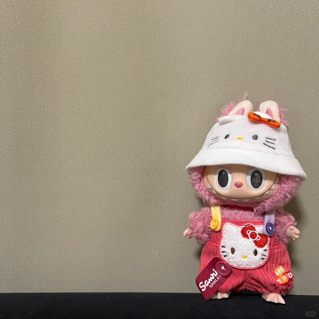 Sanrio doll clothes for 17cm Doll Labubu outfit Labubu Plushies Accessories (No doll)