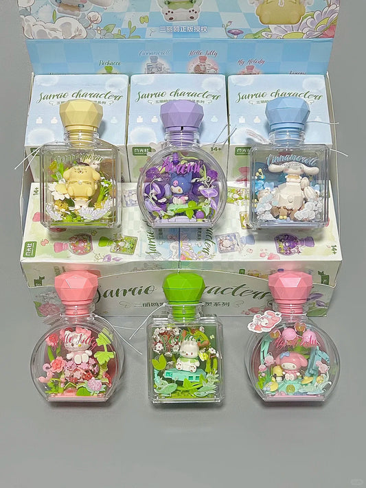 Sanrio The Flower Angel  Wishing Bottle DIY building blocks blind box