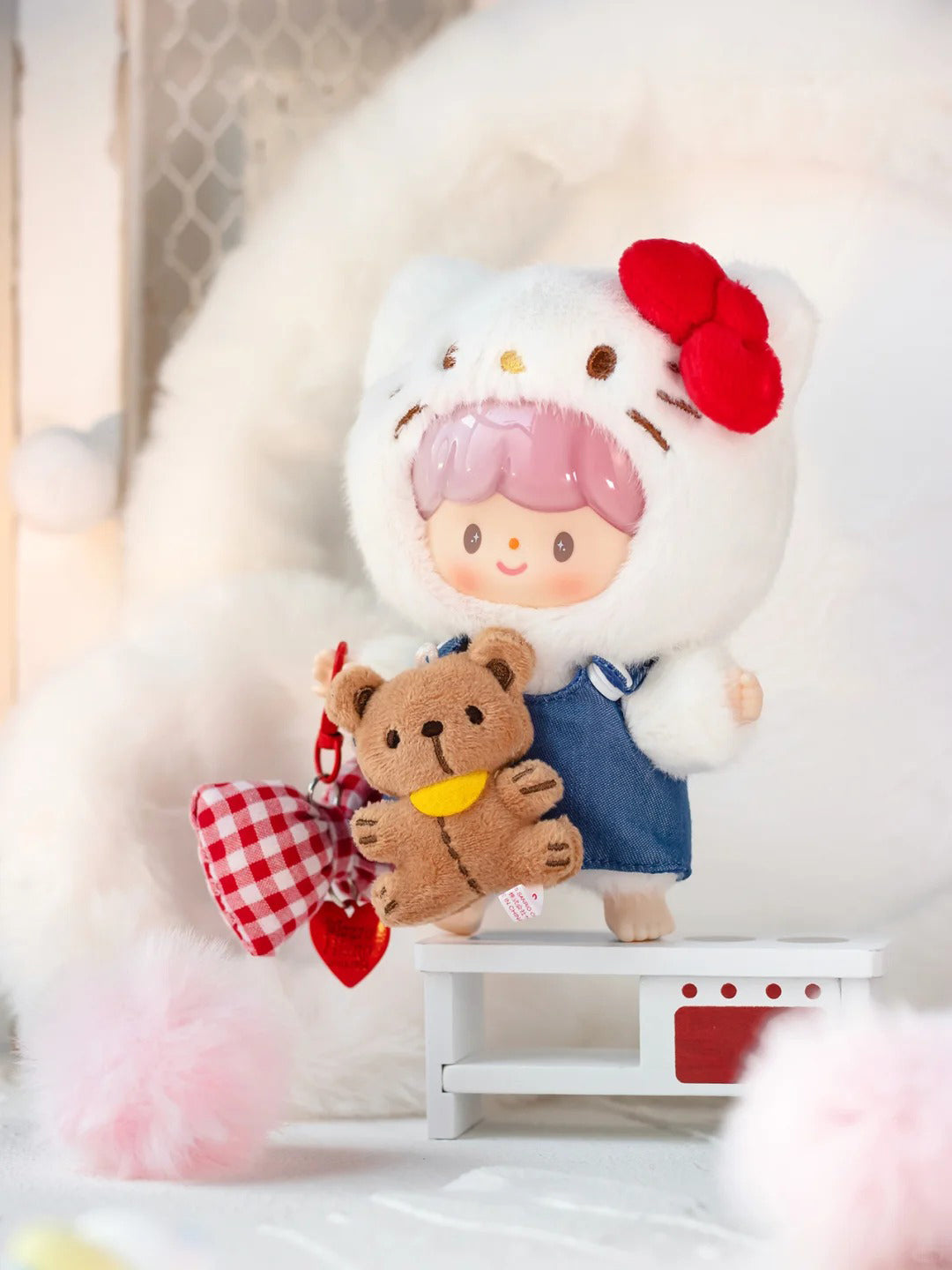 Zzoton x Sanrio  Love League Buddies Series Vinyl Plush Keychain Blind Box