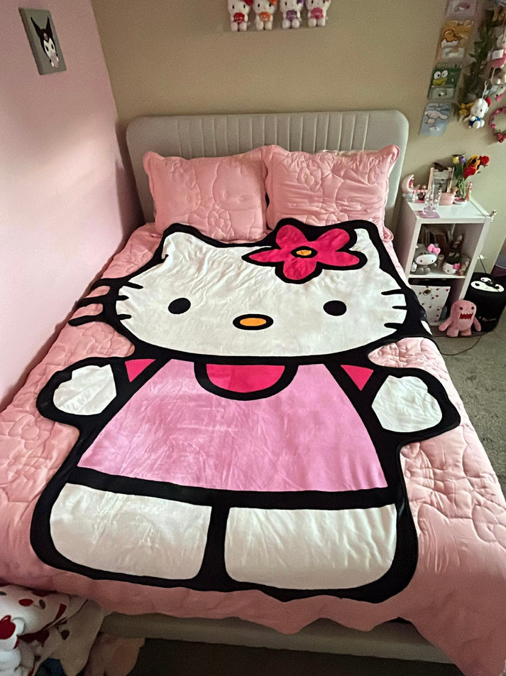 Hello Kitty Shaped Blanket My melody/ cinnamoroll Gift