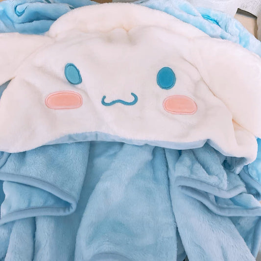 Manta con capucha Cinnamoroll