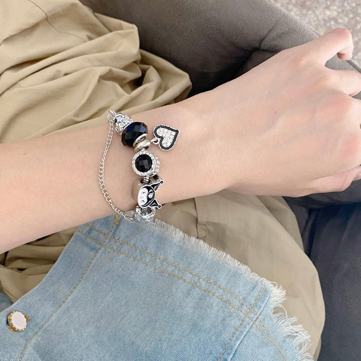 Hello Kitty Bracelets Stainless Steel Bangle Bracelet  Gift for Women Girls