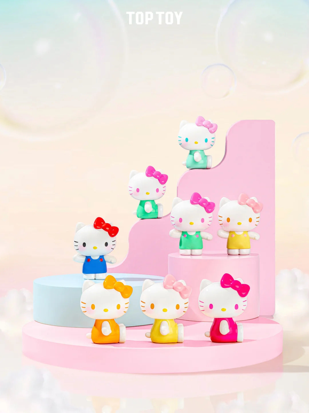 Hello Kitty Summer Rainbow Candy Mini Figures blind bag (3 pcs in a bag)