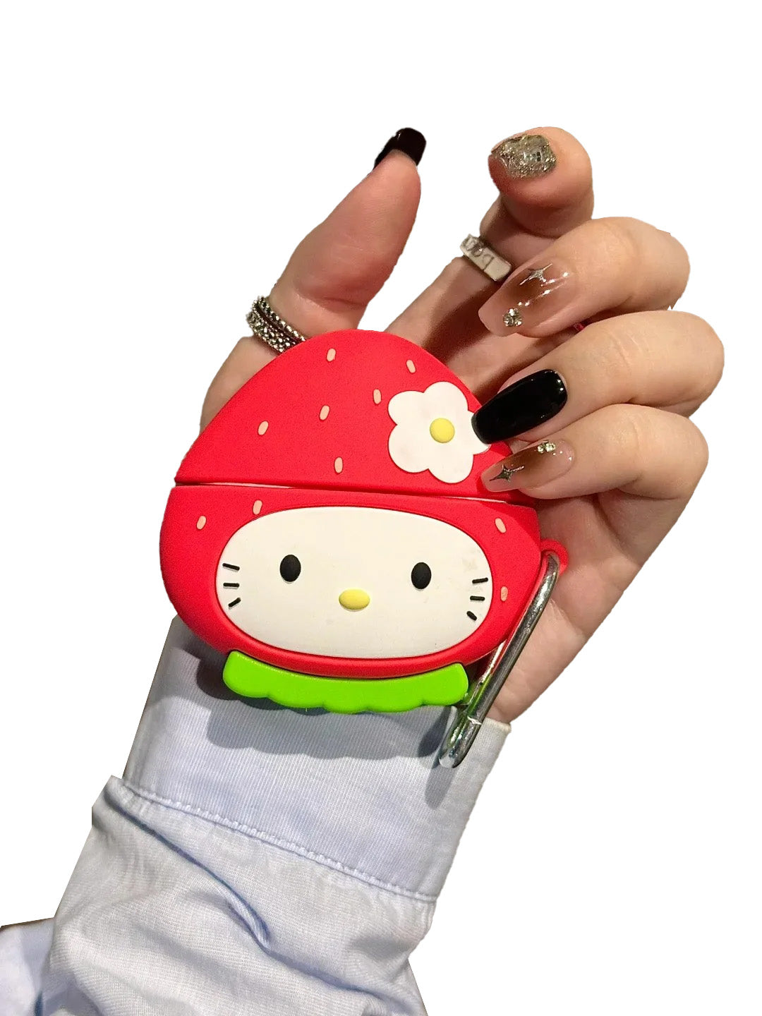 Hello kitty Strawberry Silicone AirPods Earphone Case