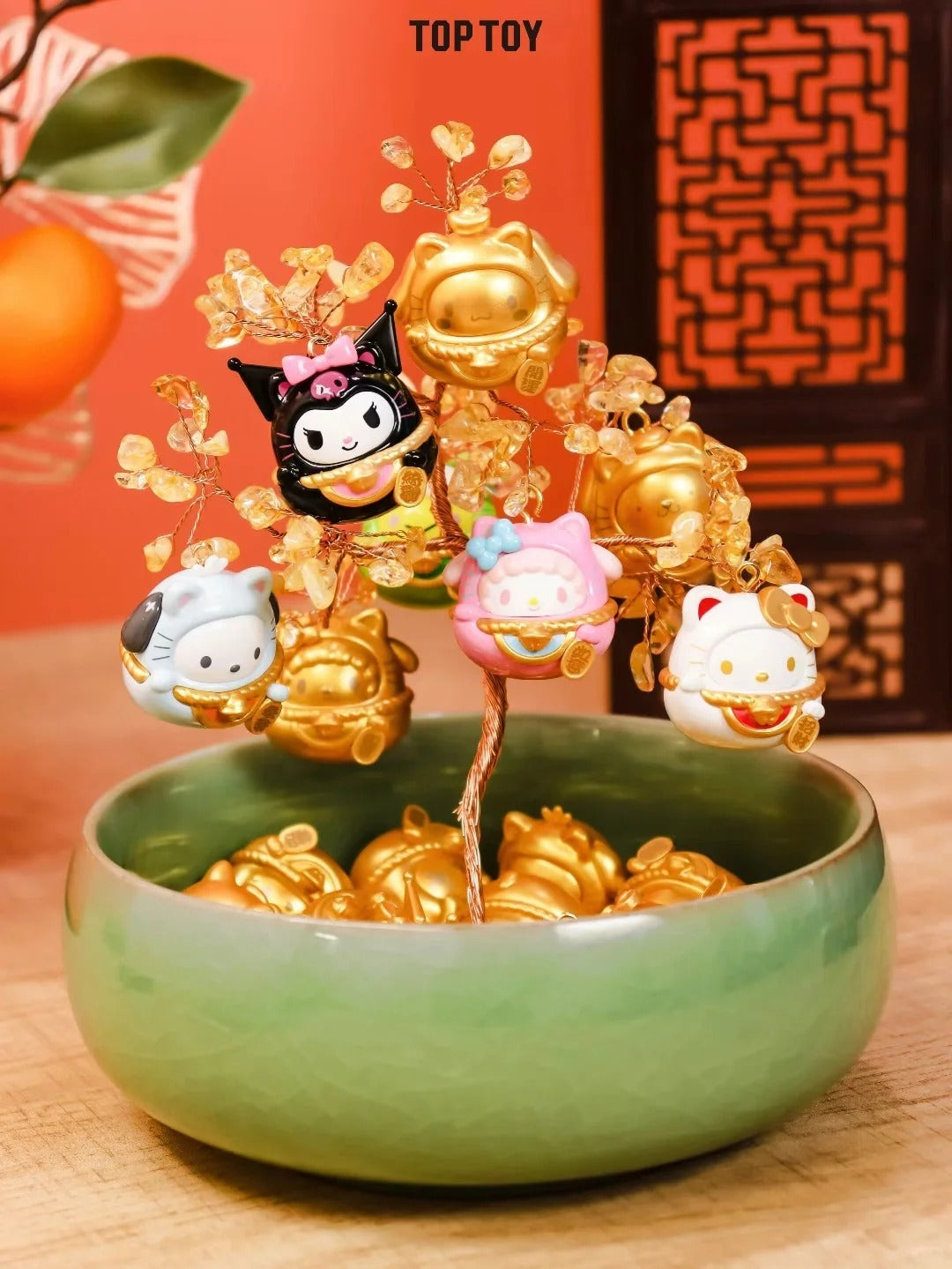 Sanrio Mini Lucky Cat Blind bag ( 5 pcs in bag)