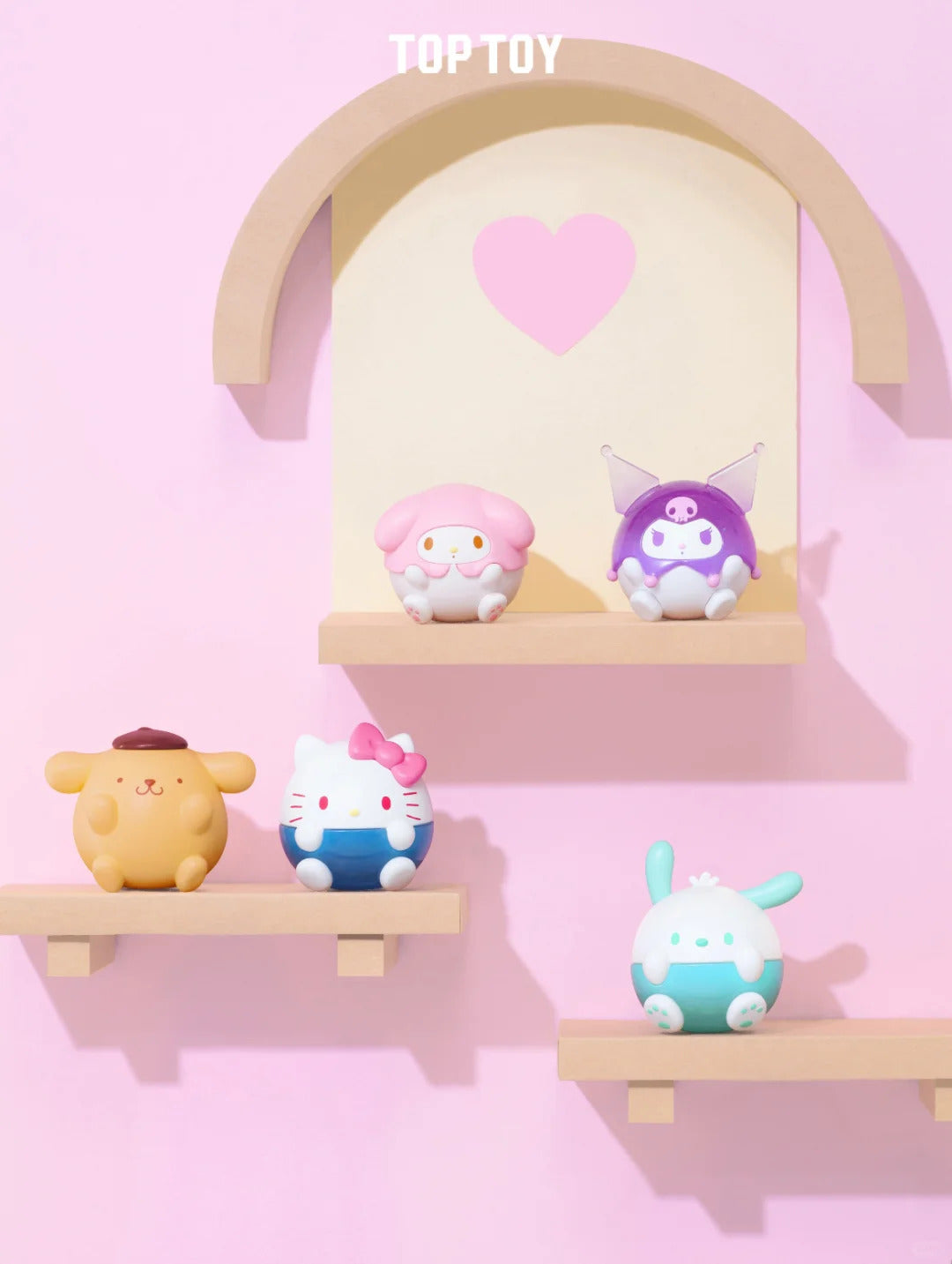 Sanrio Characters Roundy Mini Figures Blind Bags  (3 pcs in bag)