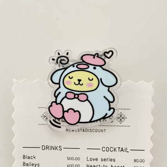 Clip de papel con diseño de selva Kawaii, clip para refrigerios y clip de cola de golondrina