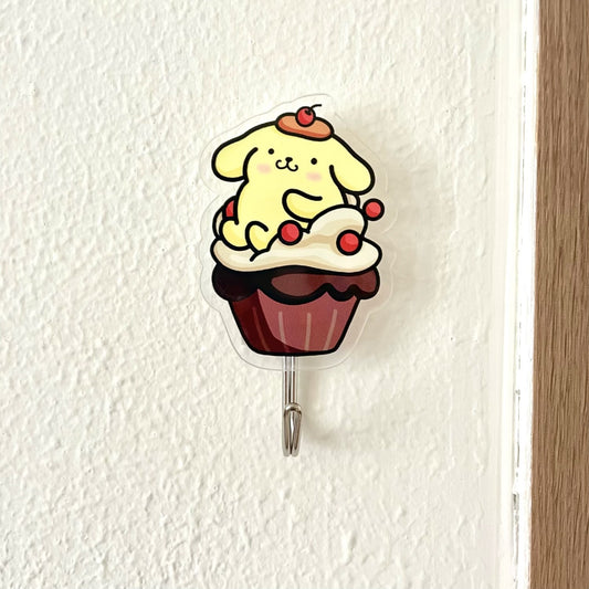 Gancho de pared con diseño de postre Sanrio