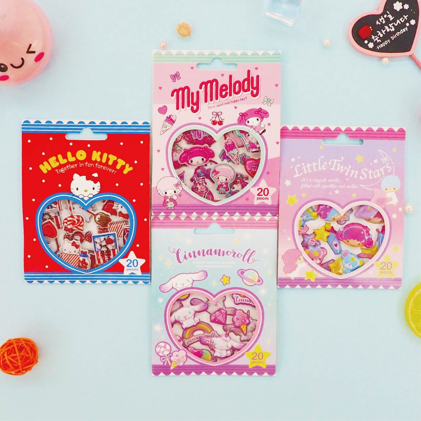 Pegatinas 3D Sanrio