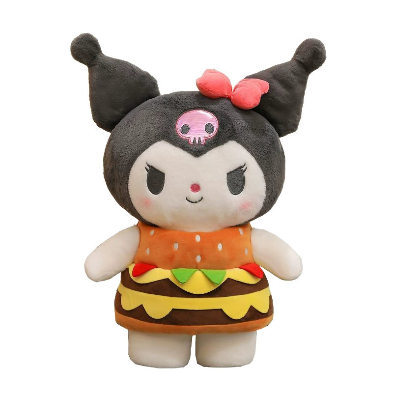 Kuromi Wearing a hamburger outfit Plush toy 15.7inch