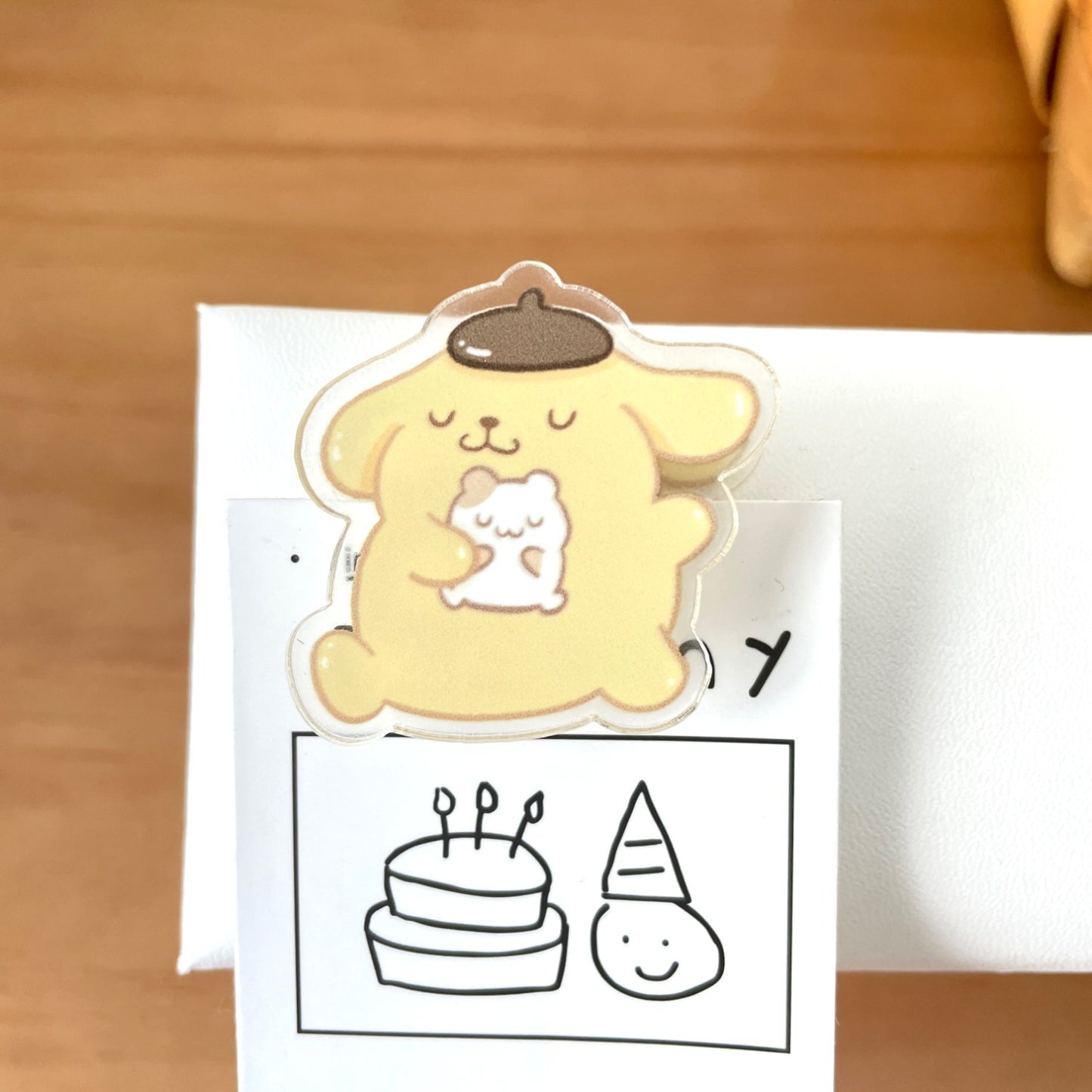 Clip de papel con diseño de sueño Kawaii, clip para refrigerios y clip de cola de golondrina