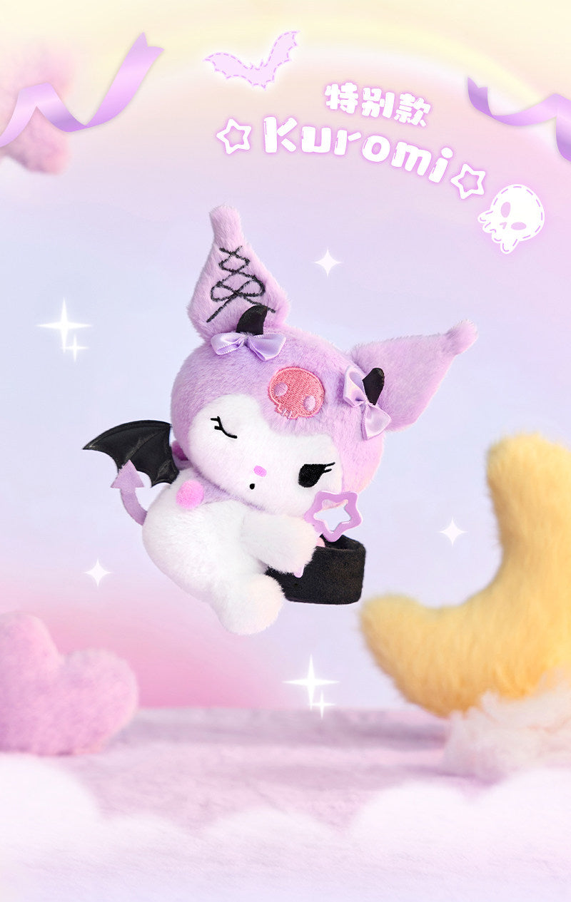 Sanrio Angel Wing Hug Wristband Plush Keychain