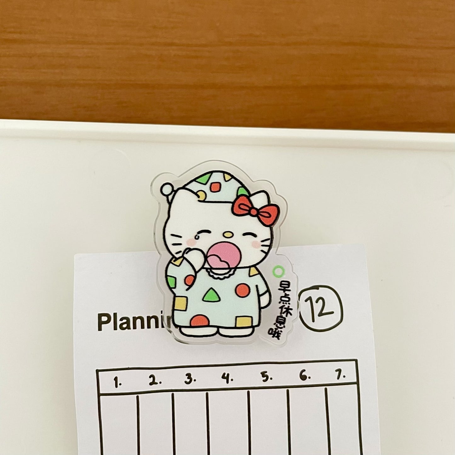 Kawaii Pajamas design Paper Clip &Snack Clip& Swallowtail Clip