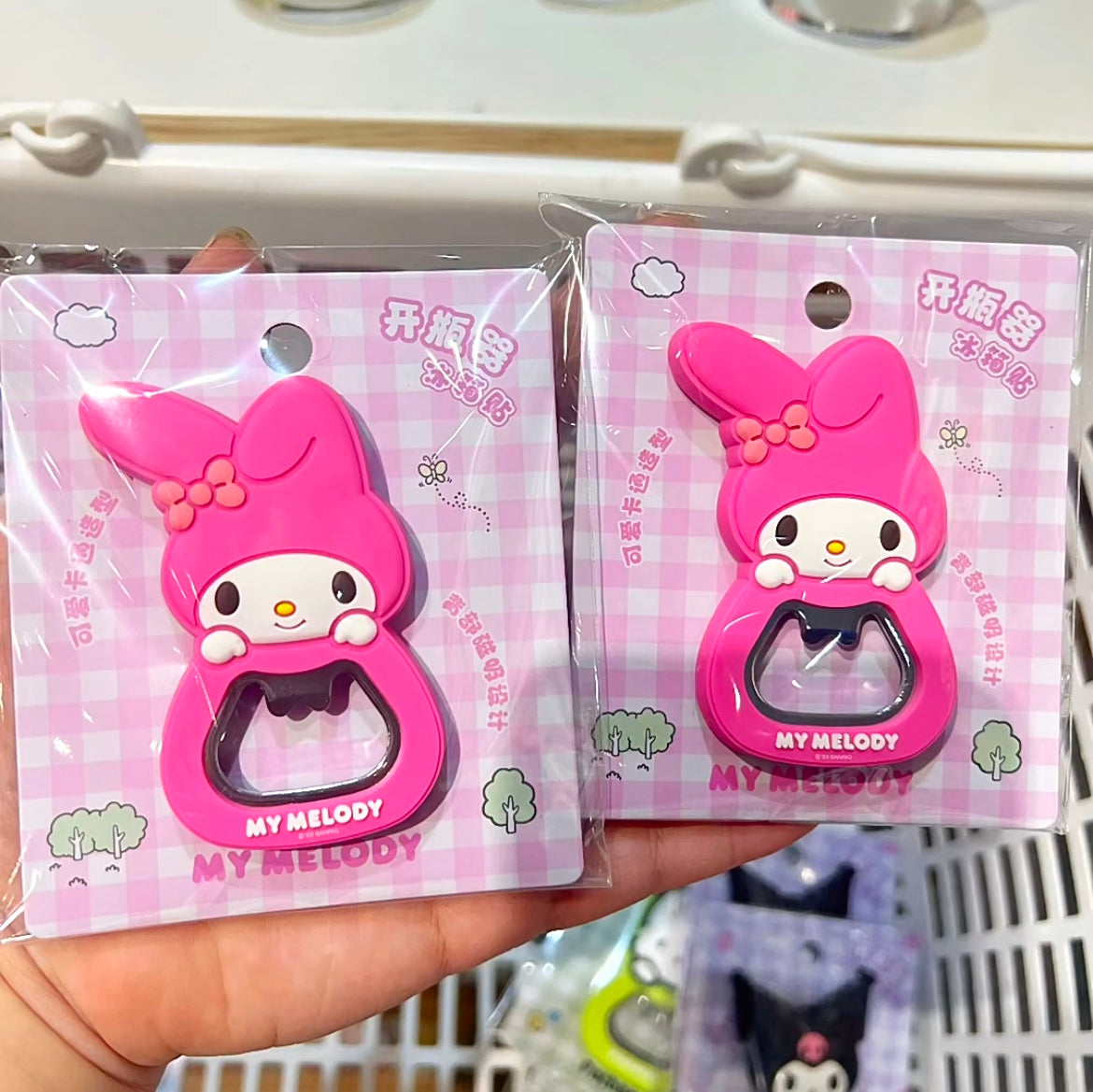 Sanrio bottle opener refrigerator magnet
