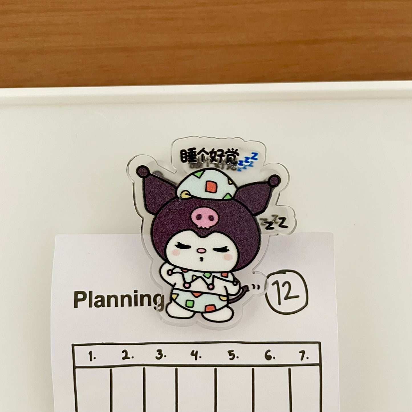 Kawaii Pajamas design Paper Clip &Snack Clip& Swallowtail Clip