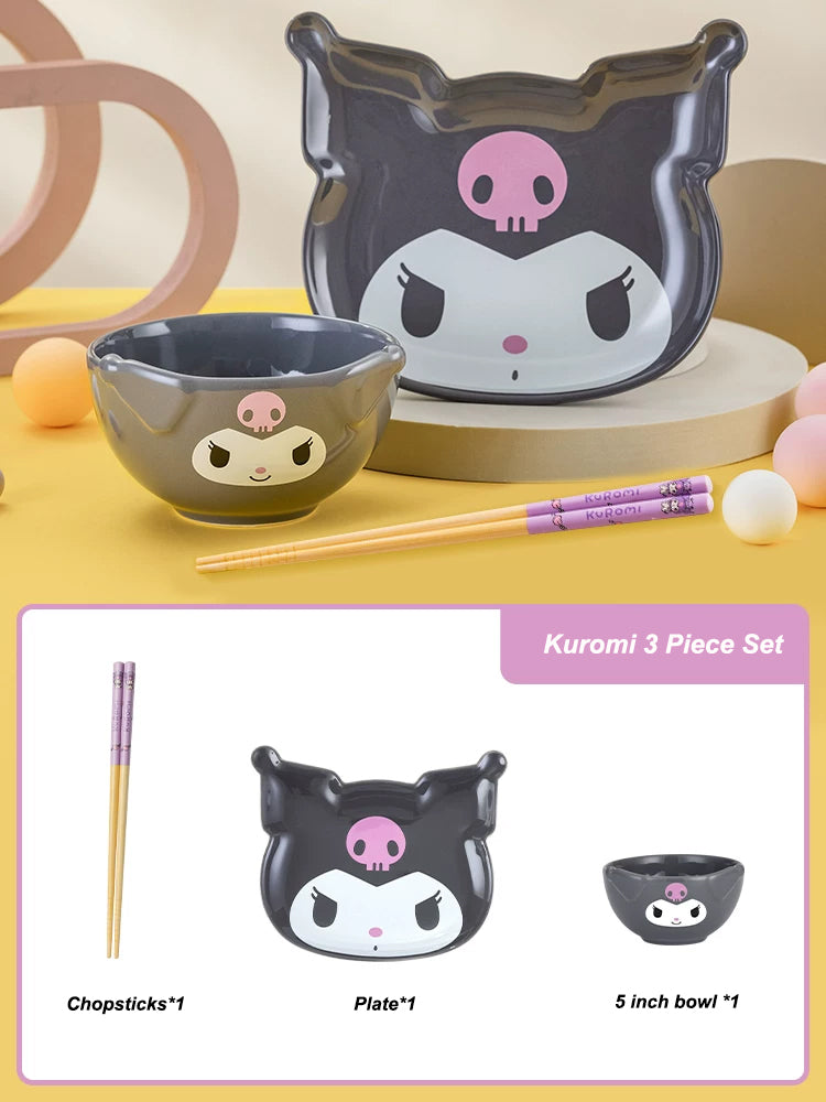 Sanrio Characters Ceramic Bowl and Plate