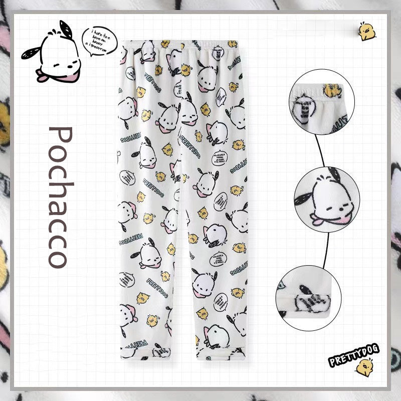 Sanrio Fluffy Pajamas Pants Fuzzy Pants