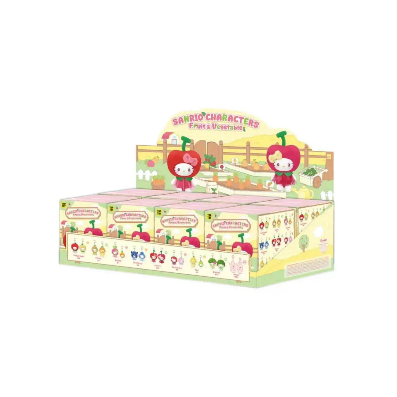 Sanrio Fruit Vegetable Series Mini Vinyl Keychain Pendant Blind Box