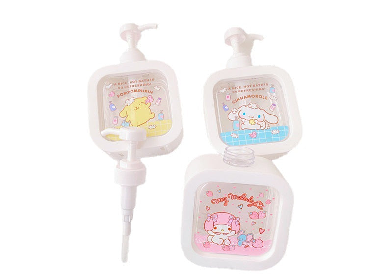 Sanrio 300ML push-type shower gel dispensing bottle