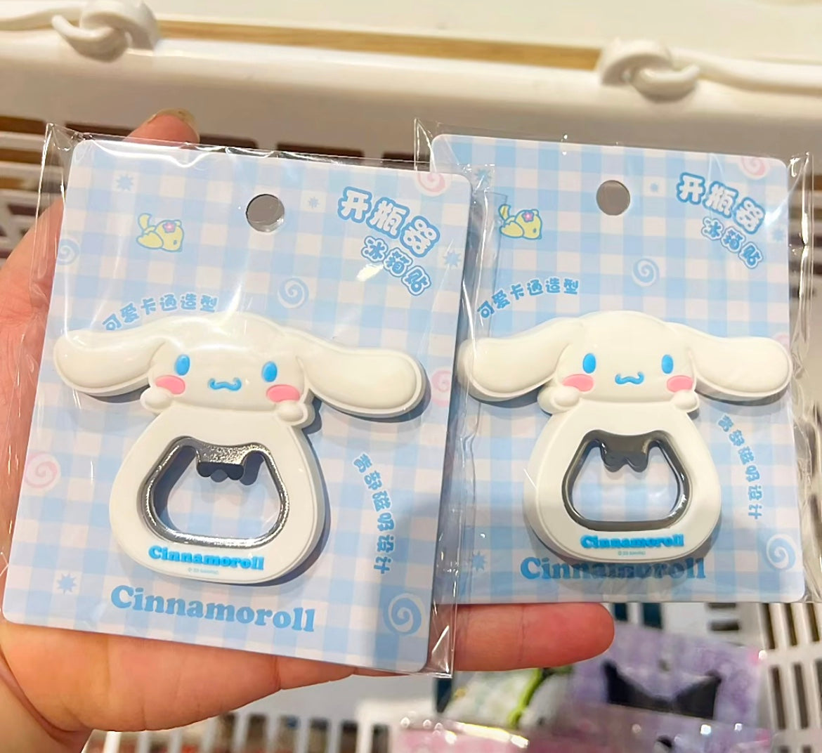 Sanrio bottle opener refrigerator magnet