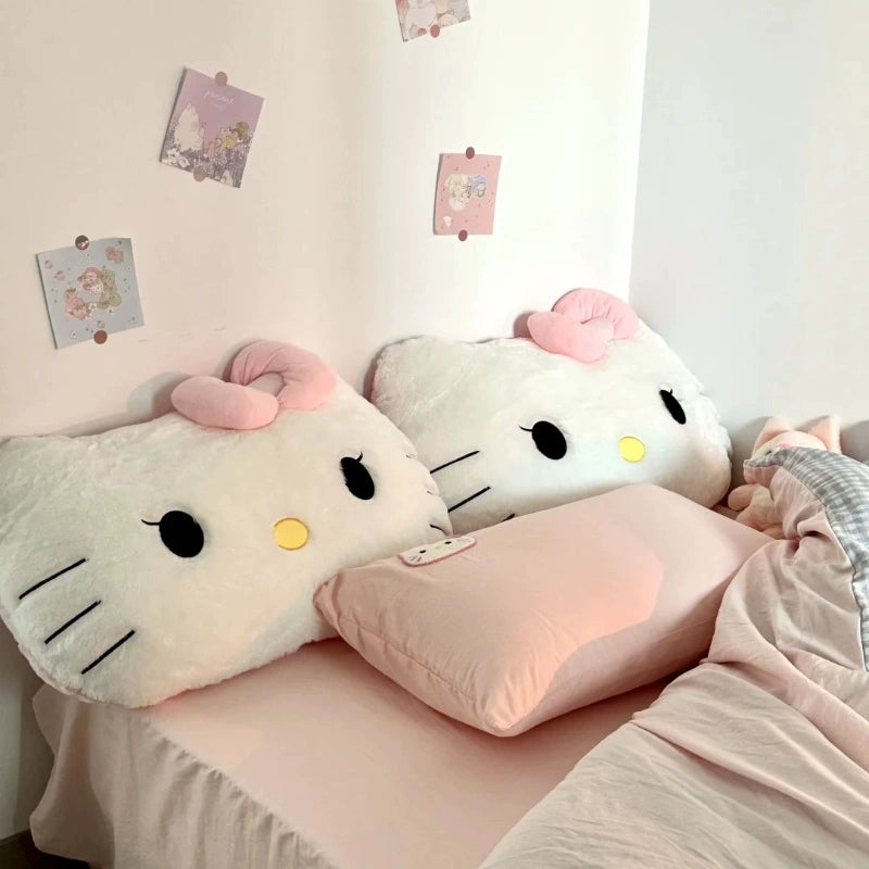 Hello kitty shops head pillow