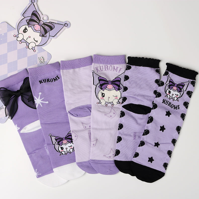 Pack de 3 calcetines Kuromi