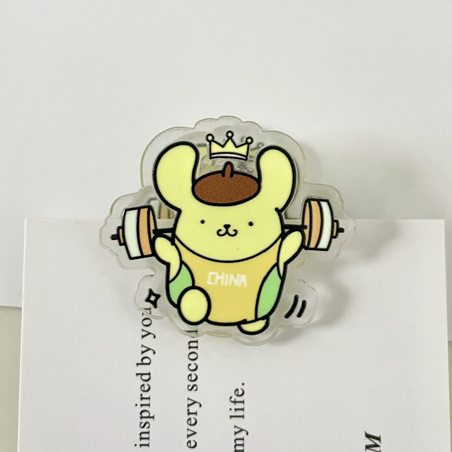 Kawaii Sports design Paper Clip &Snack Clip& Swallowtail Clip