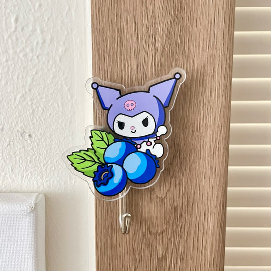 Gancho de pared con diseño de frutas Sanrio