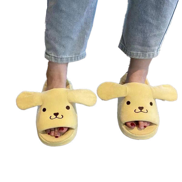 Moving Ears Kuromi / my melody /Pompompurin slippers