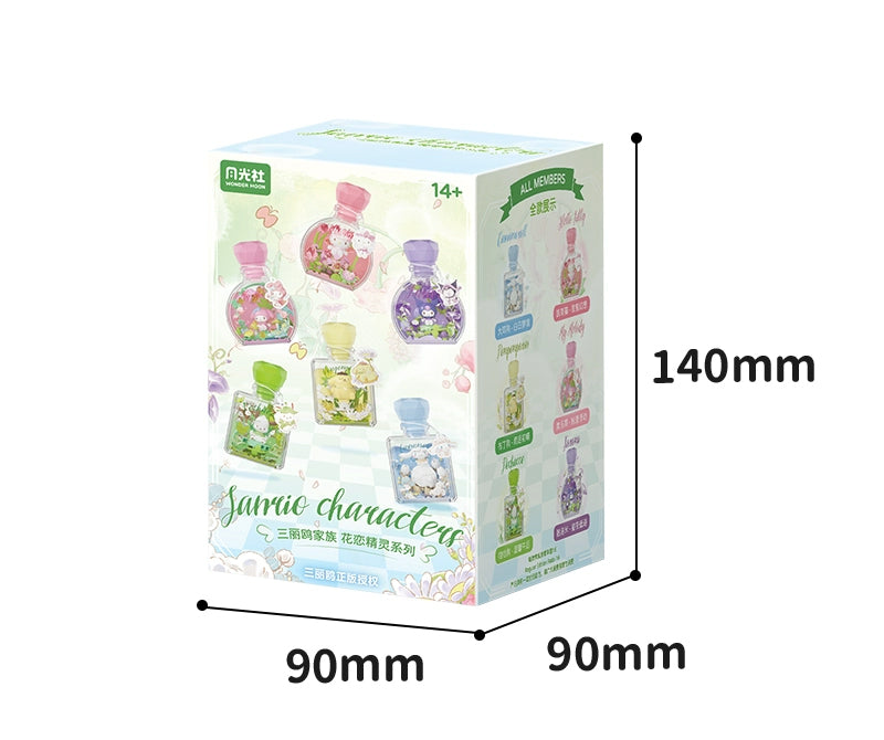 Sanrio The Flower Angel  Wishing Bottle DIY building blocks blind box