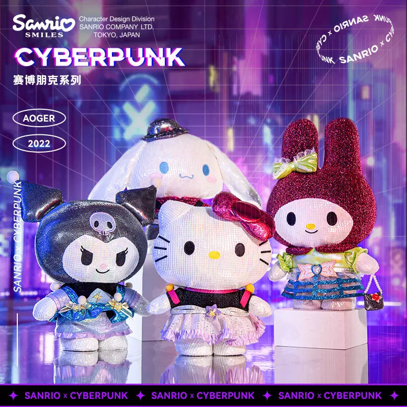 RARE HELLO KITTY CYBERPUNK STANDING PLUSH deals