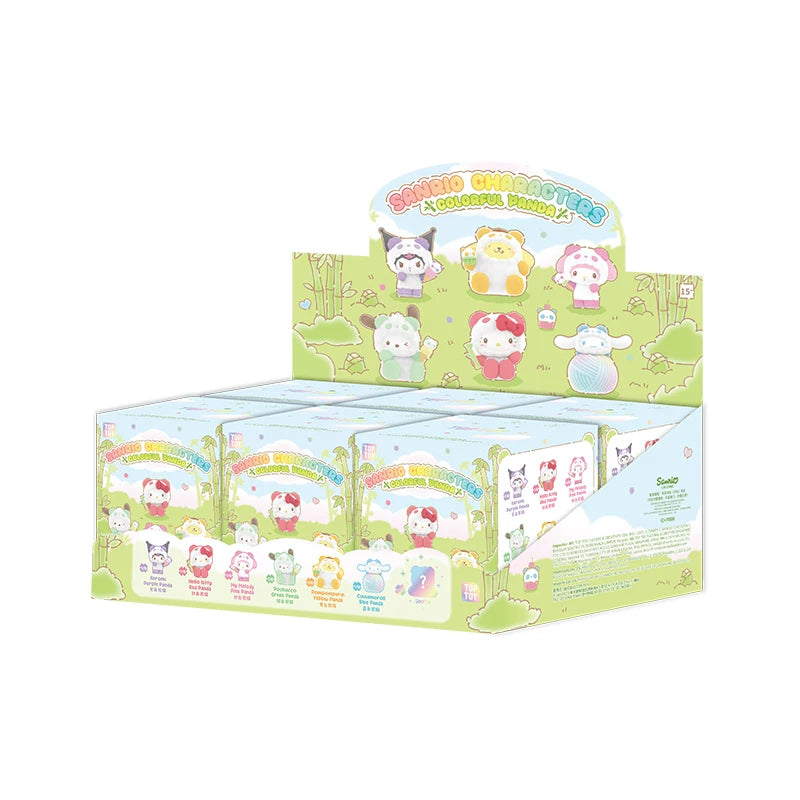 Sanrio Family Colorful Panda Figurine Blind Box