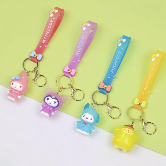 Sanrio raincoat series keychain