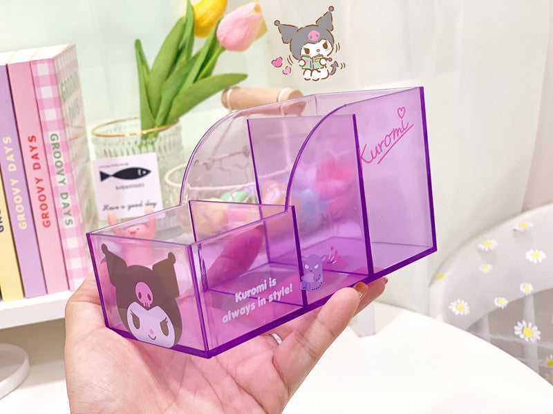 Sanrio Three-partition pen holder
