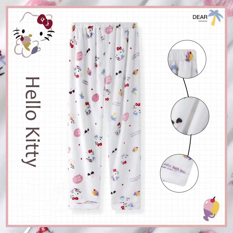 Sanrio Fluffy Pajamas Pants Fuzzy Pants