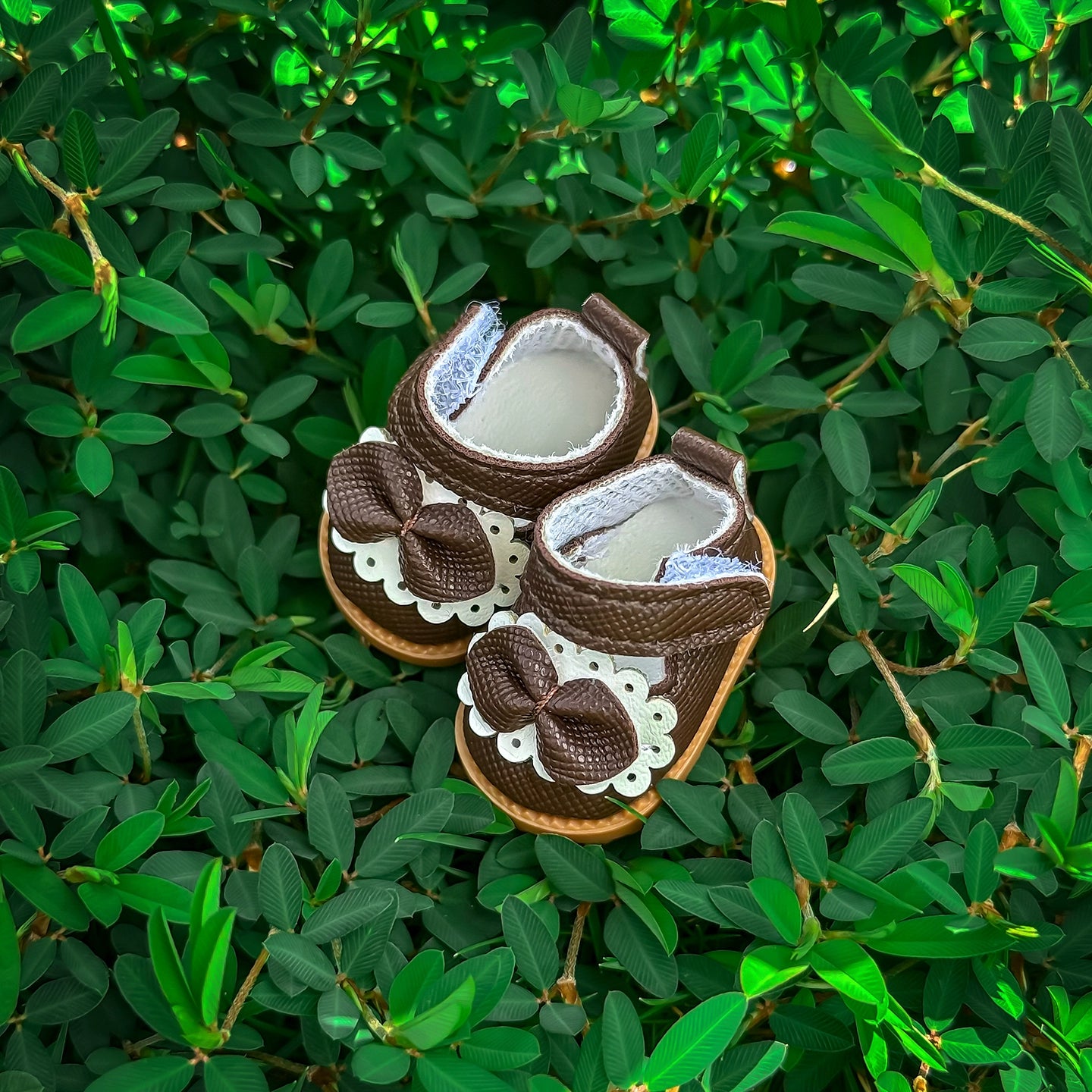 Labubu Bow Leather Shoes