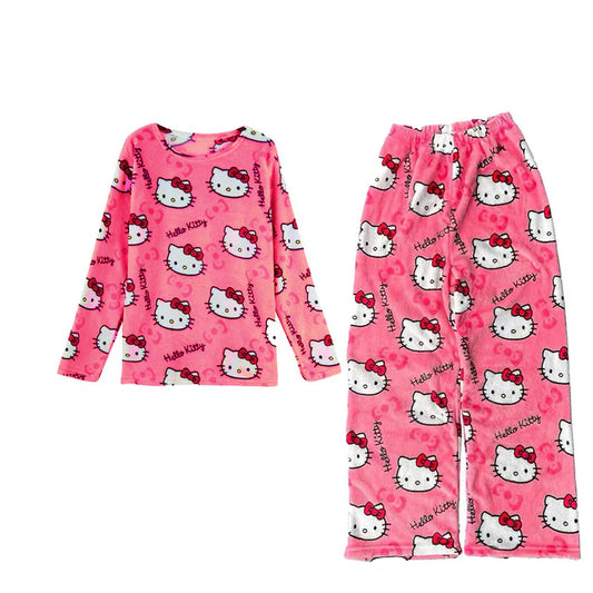 Hello Kitty Plush Pajama Set 2-Piece