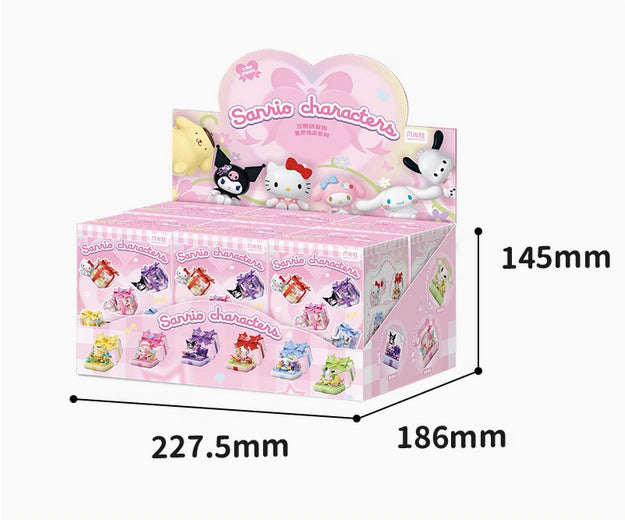 Sanrio fingertip Ring box flower star wish building blocks blind box