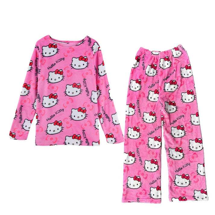 Hello Kitty Plush Pajama Set 2-Piece