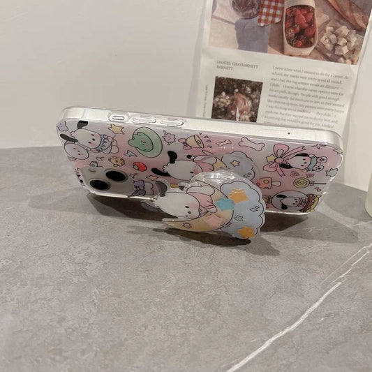 Funda para teléfono Pochacco con enchufe pop