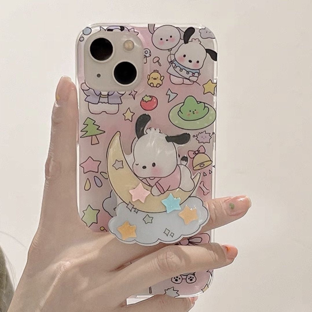 Funda para teléfono Pochacco con enchufe pop