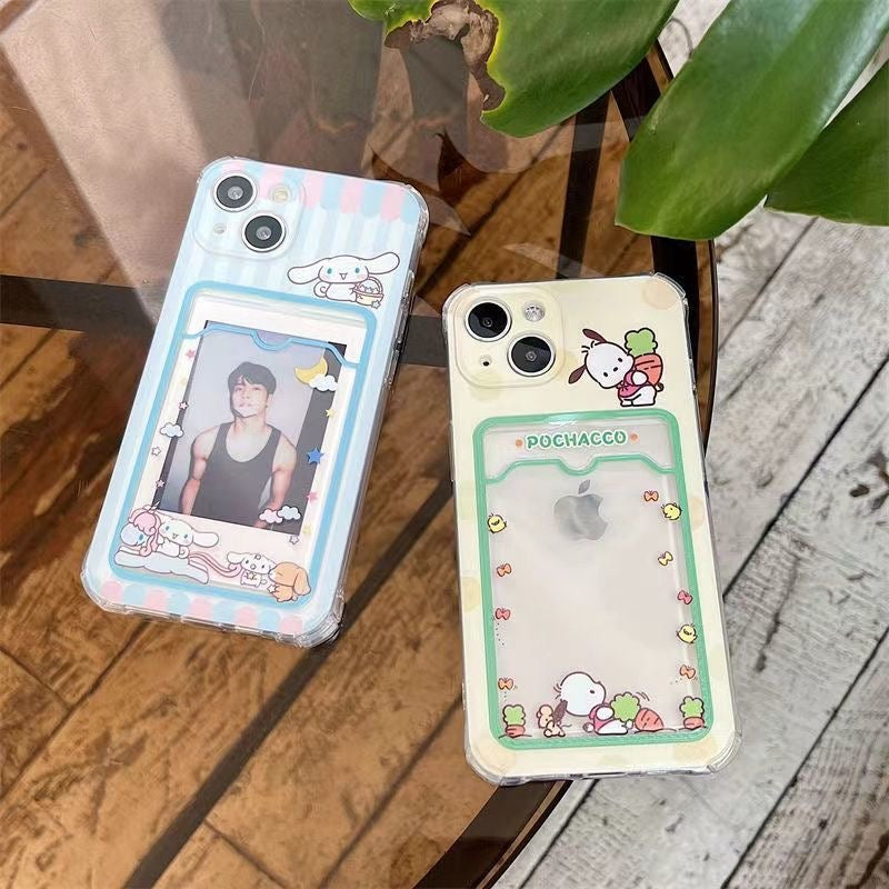 Cinnamoroll / Pochacco Kpop Photocard Polaroid iPhone Case