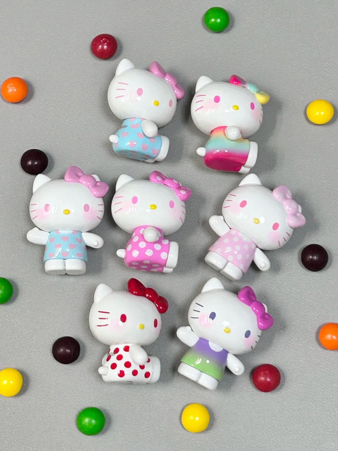 Hello Kitty Summer Rainbow Candy Mini Figures blind bag (3 pcs in a bag)