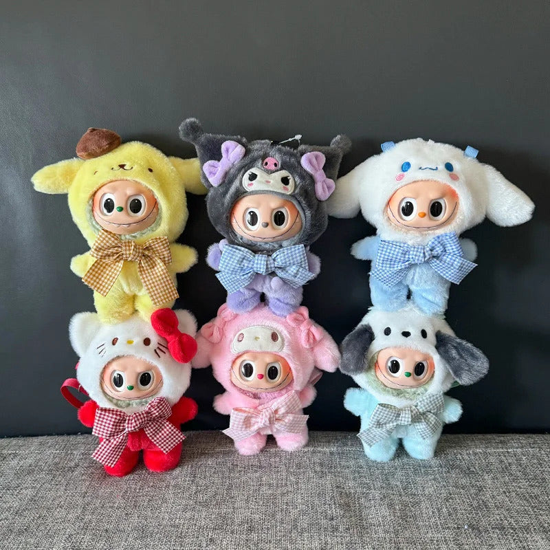 Sanrio Crossbody Bag for 17cm Doll Labubu outfit Labubu Plushies Accessories (No doll)