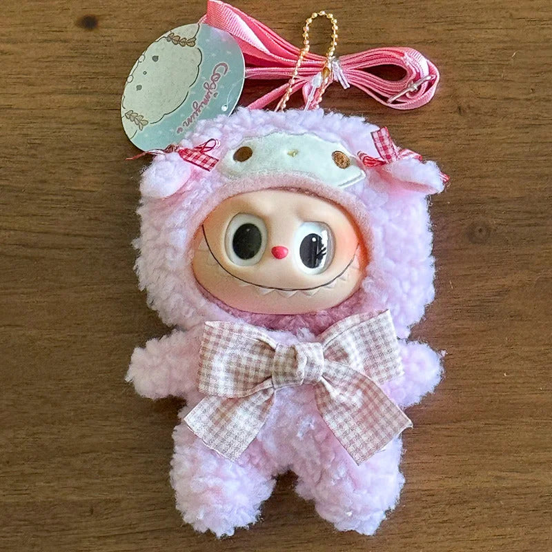 Sanrio Crossbody Bag for 17cm Doll Labubu outfit Labubu Plushies Accessories (No doll)