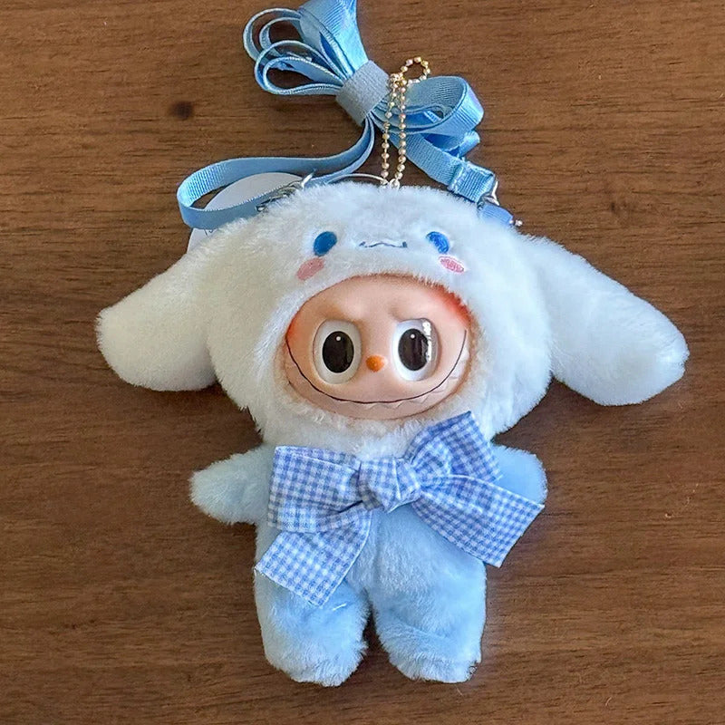 Sanrio Crossbody Bag for 17cm Doll Labubu outfit Labubu Plushies Accessories (No doll)