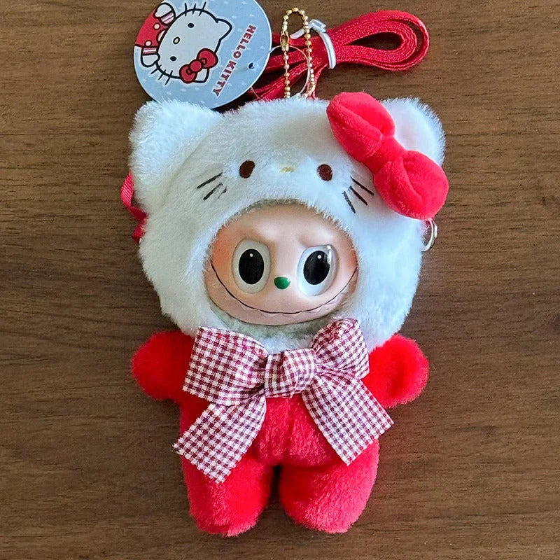 Sanrio Crossbody Bag for 17cm Doll Labubu outfit Labubu Plushies Accessories (No doll)