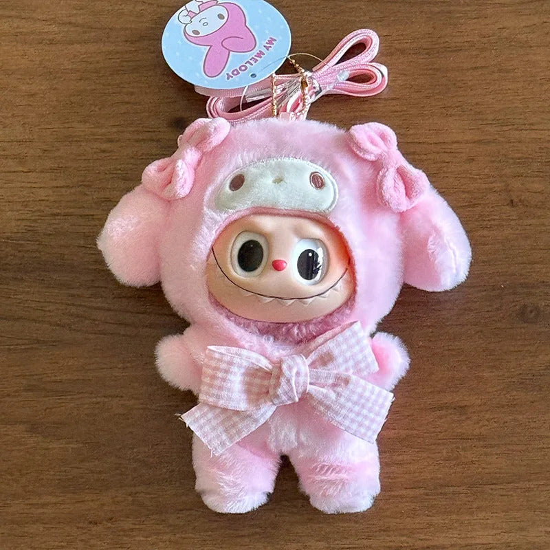Sanrio Crossbody Bag for 17cm Doll Labubu outfit Labubu Plushies Accessories (No doll)