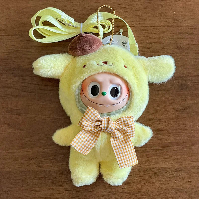 Sanrio Crossbody Bag for 17cm Doll Labubu outfit Labubu Plushies Accessories (No doll)